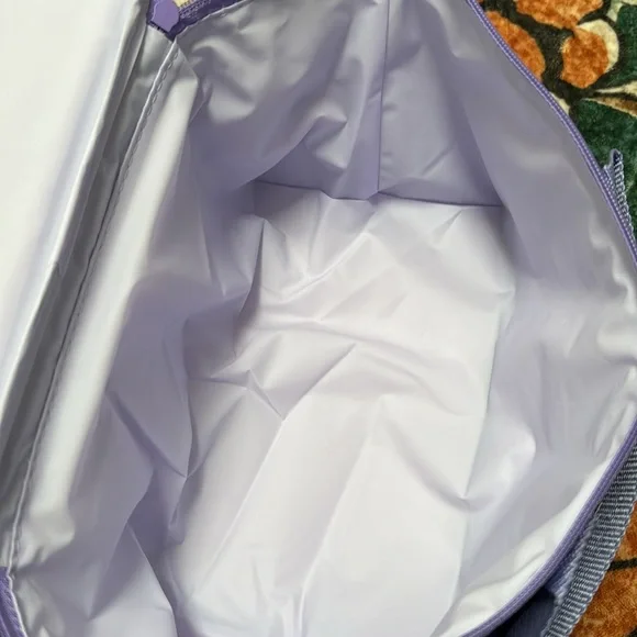 TRADER JOES LIMITED EDITION LUNCH BAG Pink and Purple Travel Organizers SOFT - Picture 6 of 7